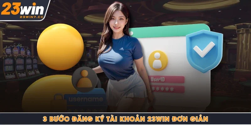 3 bước đăng ký tài khoản 23Win đơn giản